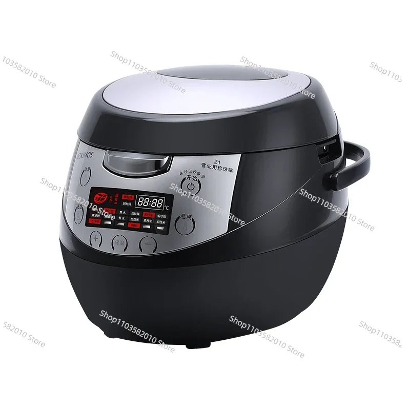 110V 220V 5L 6L Small Bubble Tea Pearl Cooking Cooker Machine Tapioca Ball Cooker Pot Sago Electric Cooker