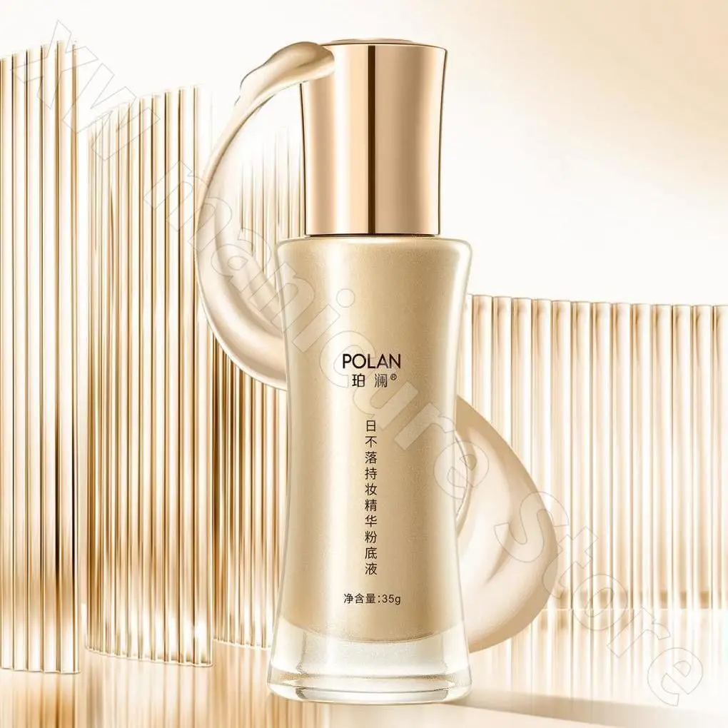 ポランリブズ ホールディング メイクアップ エッセンス リキッドファンデーション マット フェイス 落ちにくい メイクアップ コンシーラー オイルコントロール 適用 35g