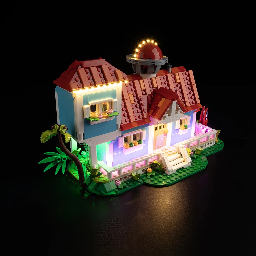 Set di illuminazione per LEGO Lilo e Stitch Beach House non include un blocco di costruzione (solo kit luce LED)