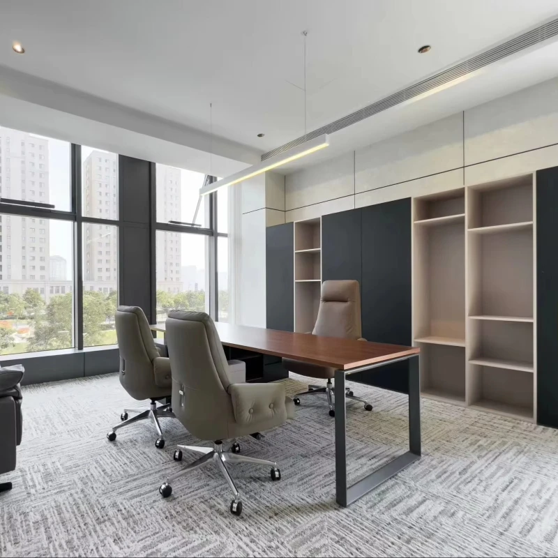 

Premium modern conference table with metal legs and MFC table, suitable for school and office use