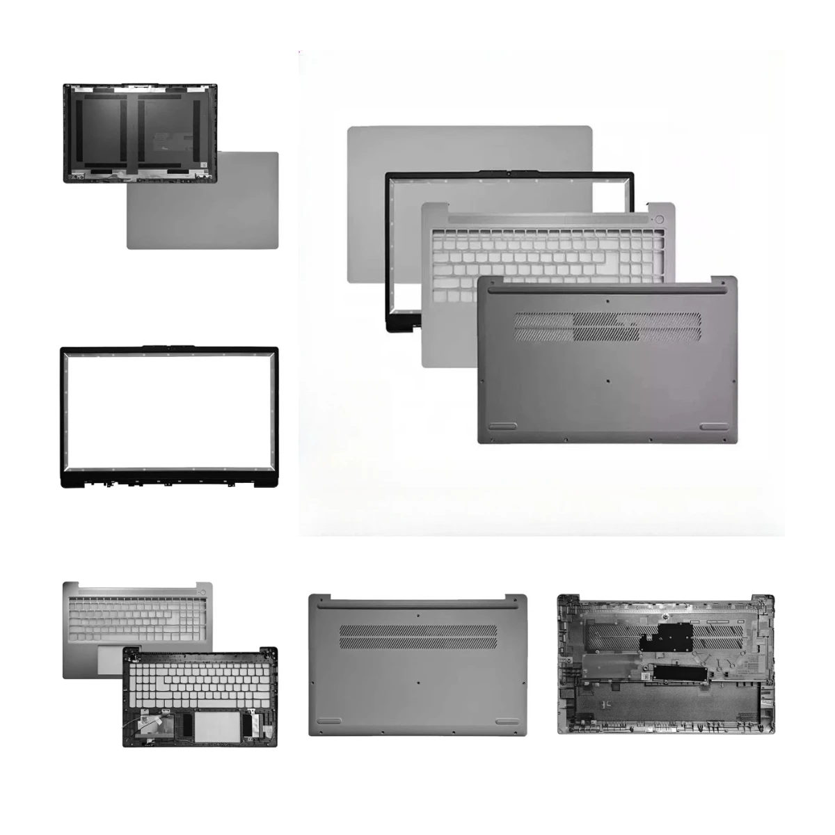 New for IdeaPad Slim 3 15IRU8 15IAN8 5AMN8 laptop LCD back cover, front bezel, hinge cover, palmrest, bottom case, housing