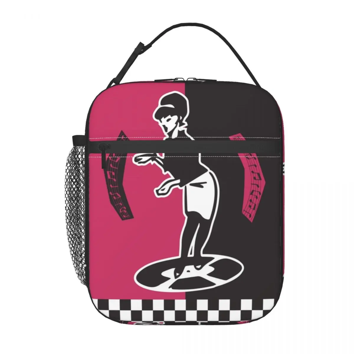 Custom The Beat Mod Ska Lunch Bag Women Warm Cooler Insulated Lunch Boxes for Kids School