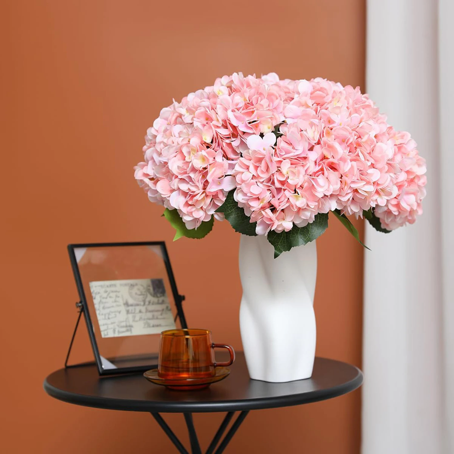Künstliche Hortensien-Blumen Brautstrauß Hochwertige Heim- und Raumdekoration Festival-Hochzeitskranz Brautstrauß DIY Geschenkbox
