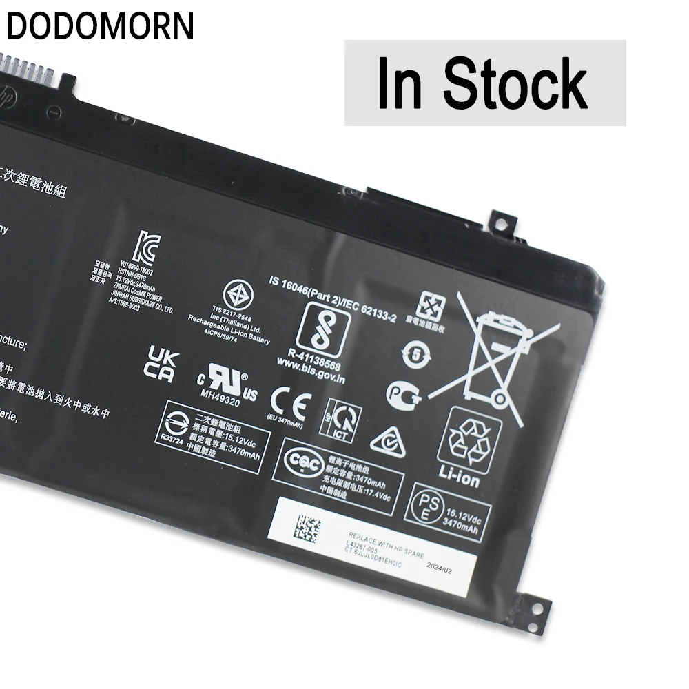 dodomorn sa04xl بطارية كمبيوتر محمول حصان envy x360 15-dr000 15-ds000 17-cg000 15z-ds100 كمبيوتر محمول l43267-005 hstnn-0b1g tpn-w142