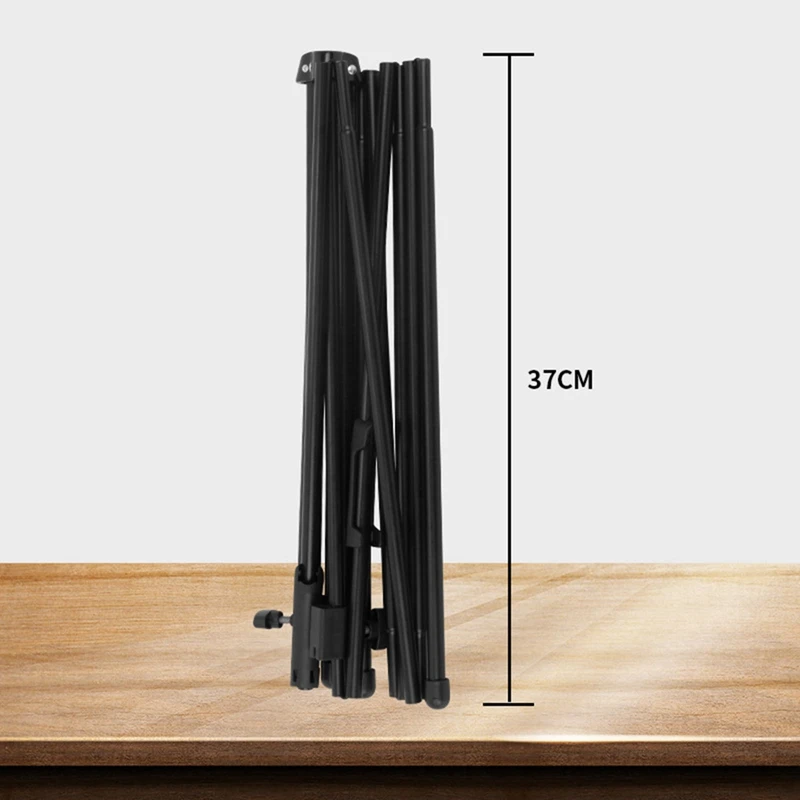 2 Pack Wedding Sign Display With Bag Foldable Portable Stand Adjustable Metal Easel Tripod Black