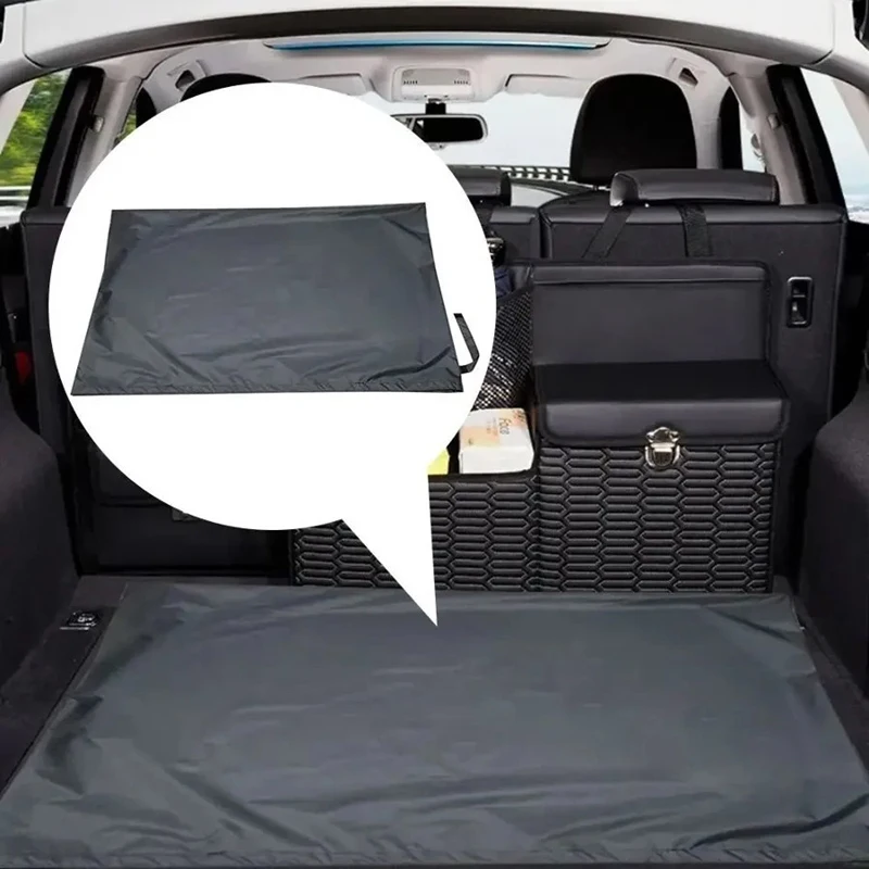 Tapis de chargement universel imperméable en Fiber de Polyester, 1 pièce, doublure de bagage Portable anti-poussière, tapis pour animaux de compagnie pour voiture SUV, Protection des coffre