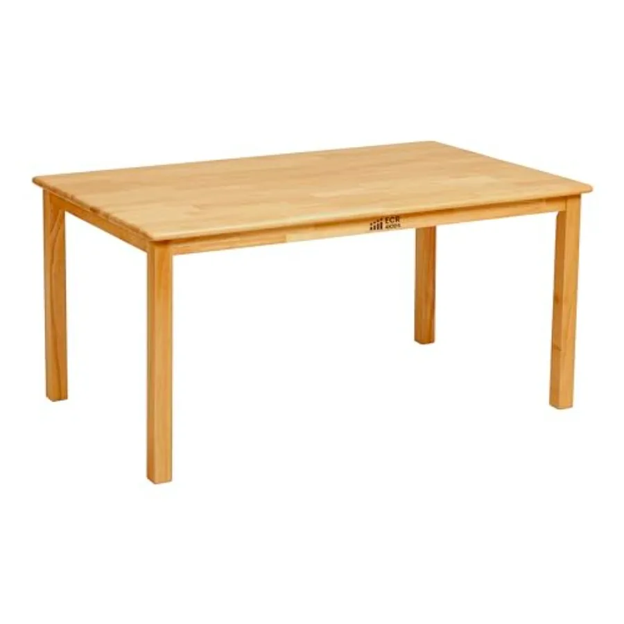 

ECR4 24in x 48in Rectangular Hardwood Table with 22in Legs Furniture Honey