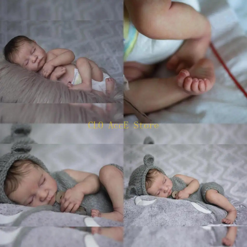 

16FE Reborns Baby Doll Realistic 18in Sleeping Boy Girl Newborn Infant No Clothes
