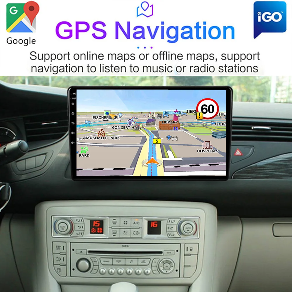 Android 11 8GRAM Car GPS DVD Player For Citroen C5 2008-2017 Radio Multimedia System Navigation Stereo Head Unit DSP RDS Carplay