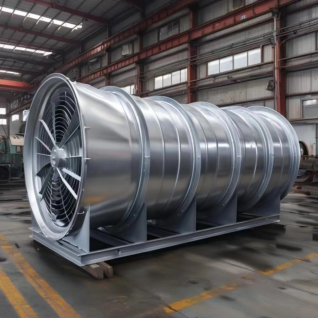 Industrial Axial Exhaust Fan Explosion Proof Ventilation High Pressure Stainless Steel Wall Mount Smoke Extraction - view 5