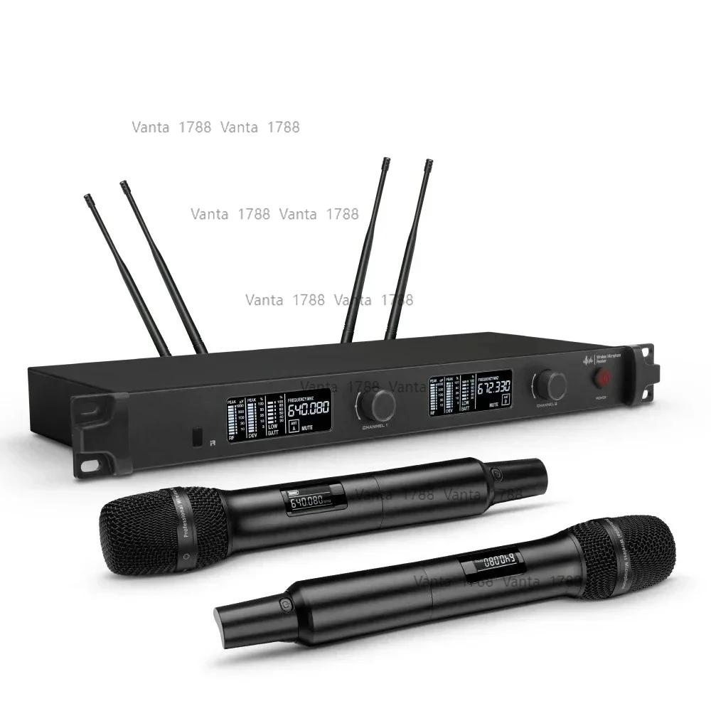 St-920S High Quality Uhf Microfone Wireless Microphone Sem Fio Professihome Bla…