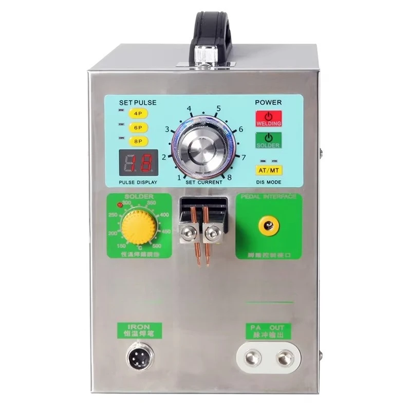 709AD + Spot Welder with Soldering Iron Spot Welder for Batteries