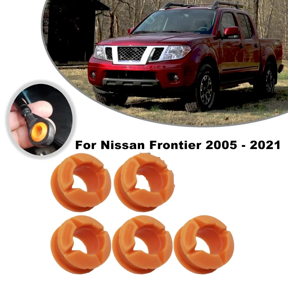 134193 5pcs For Nissan For Armada Car Transmission Shift Lever Connecting Rod Bushing 349351LA0A 349357S00 34935ZQ60A 34935ZR00A