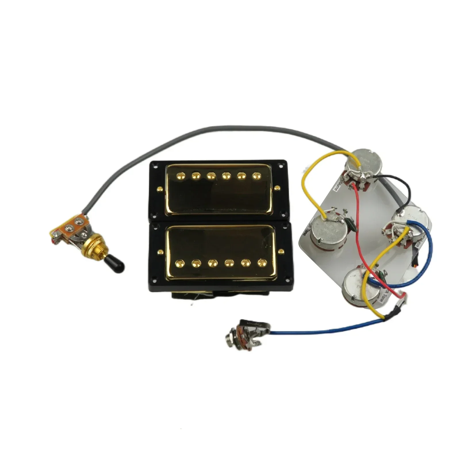 hot sale Humbucker Pickups Ceramics Electric With Wiring Harness Set For Guitar Parts Style