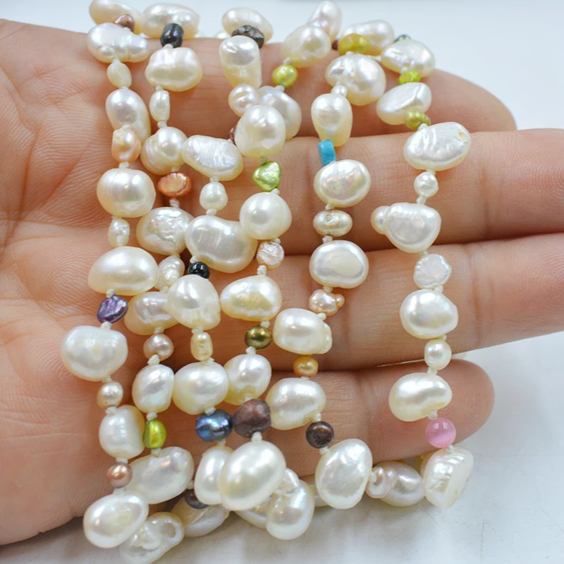 3 shares,! Natural mixed color baroque pearl coral necklace. Fashion Women Party Wedding Gift Accessories 46CM