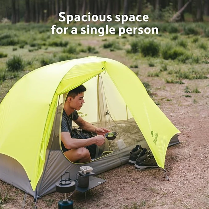 Naturehike التخييم خيمة ستار تريل EXT خفيفة 10D النايلون 1 شخص خيمة المشي لمسافات طويلة الظهر خيمة مقاومة للماء 3 مواسم