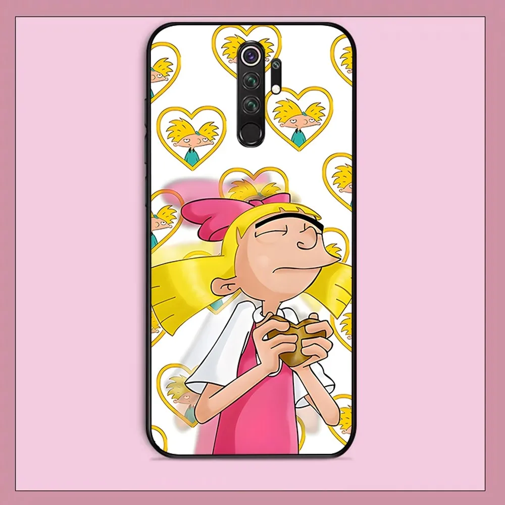 Hey A-Arnold H-Helga Phone Case For Redmi Note 4 X 5 A 6 7 8 T 9 9S 10 11 11S 11Epro Poco M3 Pro