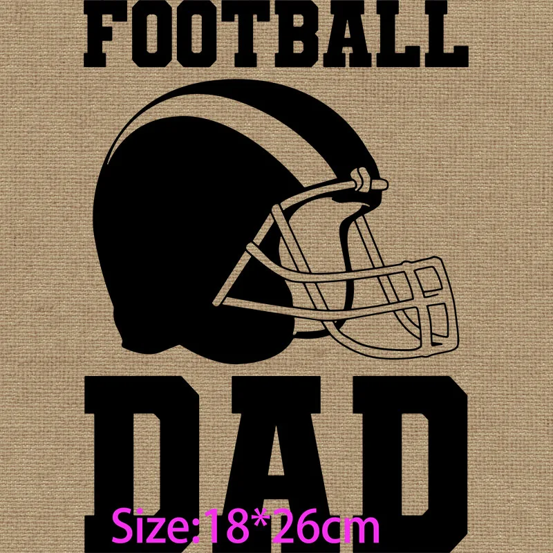 Pronto per la stampa sul gioco dell'indumento Day Football Mom Dad sono qui solo per snack divertenti adesivi a trasferimento termico con stampa DTF per t-shirt