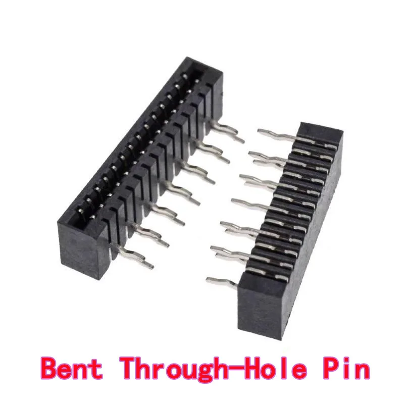 10 Uds 1,0mm contacto de doble cara Horizontal/Vertical Pin doblado/SMD conector escalonado FPC conector de enchufe de Cable plano Flexible