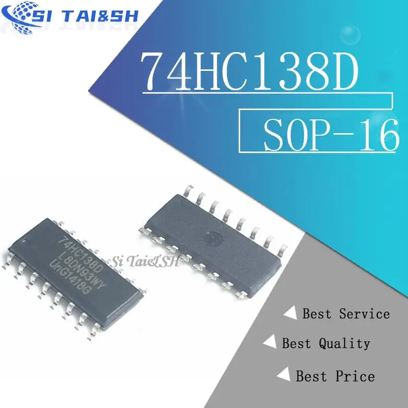 10pcs/lot 74HC138D SOP16 74HC138 SOP SN74HC138DR SMD new and original IC