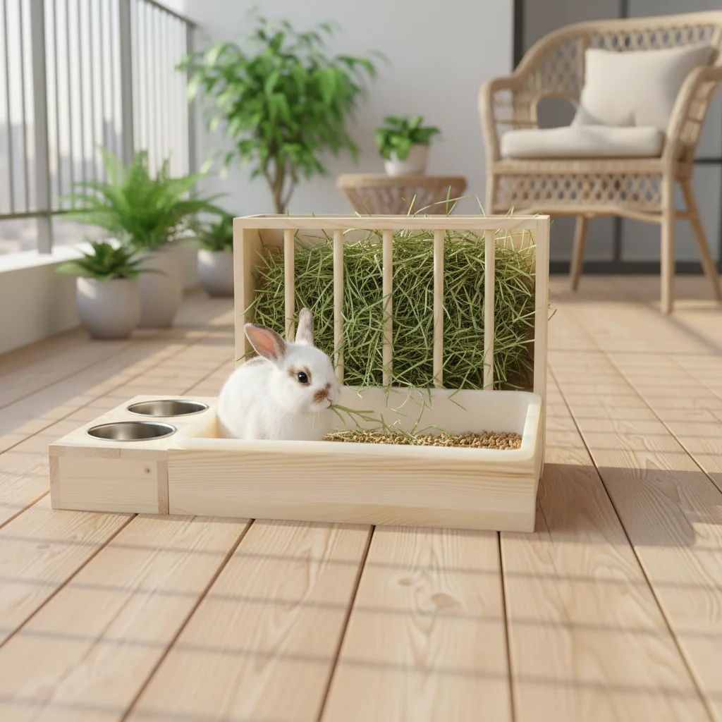 

Rabbits Feeder Enclosure For Small Animals Easy To Clean Feeder Pet Accessories