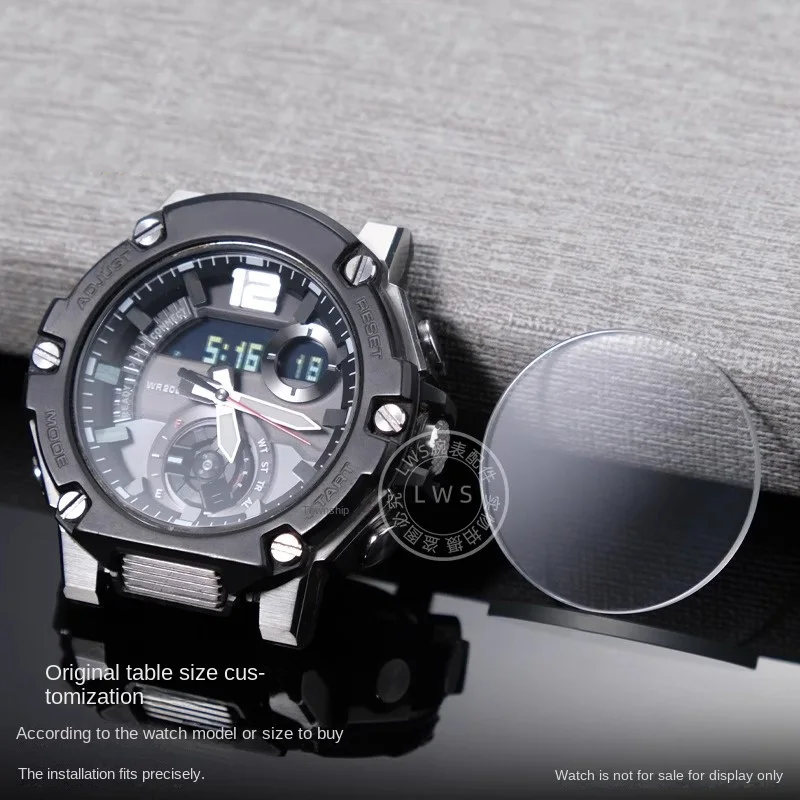 35.5X2.5mm Watch Glass Mirror For Casio G-SHOCK MTG-B3000 GST-B300 Flat glass Sapphire Glass Watch Accessories