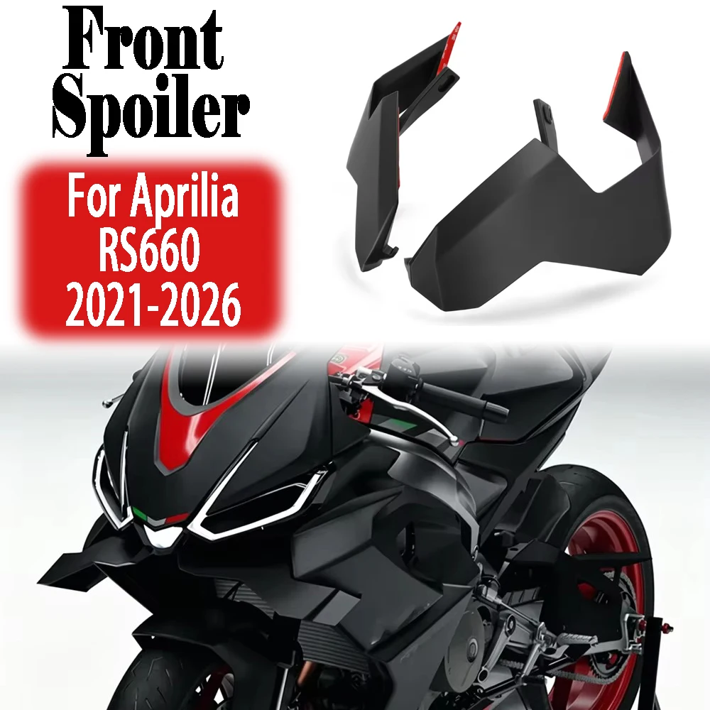 

For Aprilia RS660 2021 2022 2023 2024 2025 2026 Motorcycle Side Wing Side spoile Front spoiler Lower spoiler flank Accessories