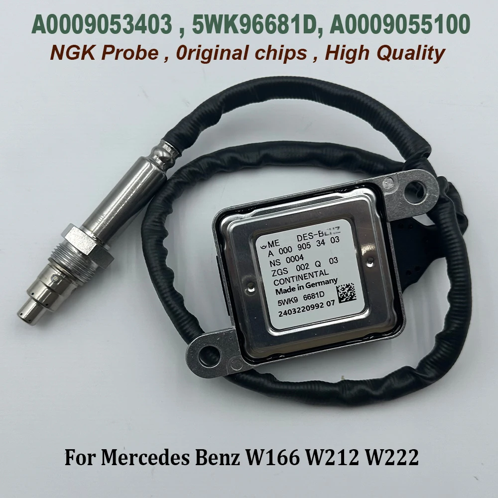 

A0009053403 5WK96681D NOx Sensor For NGK Probe High Quality Chips 5WK96681E 0009053403 A0009055100 For Mercedes Benzz W166 W212