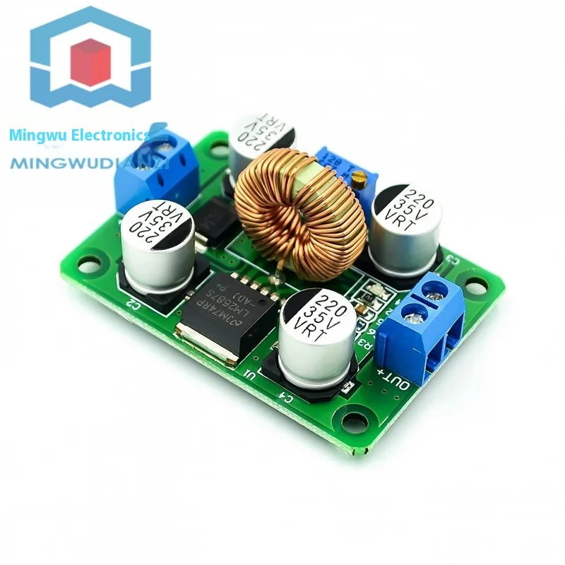 DC adjustable boost module LM2587 high-power boost and stabilized power supply board 3V5V12V to 19V24V30V36V