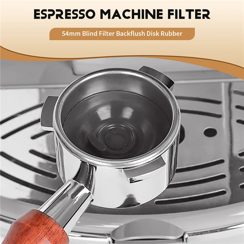 A62K-54MM слепой фильтр, резиновый диск для обратной промывки для эспрессо-машин Breville, заварочная головка, прокладка для обратной промывки, инструмент для кофе