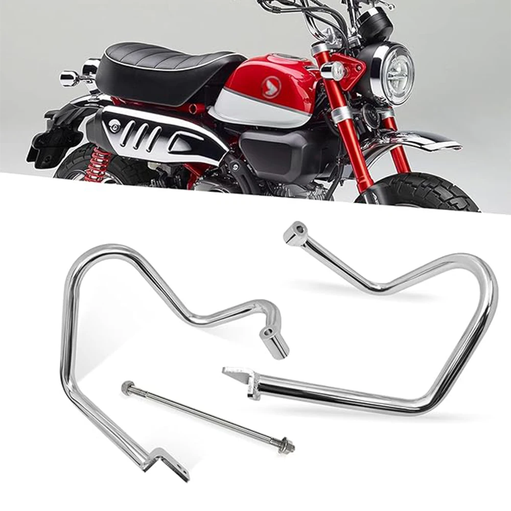For Monkey 125 Accessories MONKEY125 2019-2025 Motorcycle Guard Bar Anti-drop Bar Bumper Motorcycle Engine Lower Guard Plate