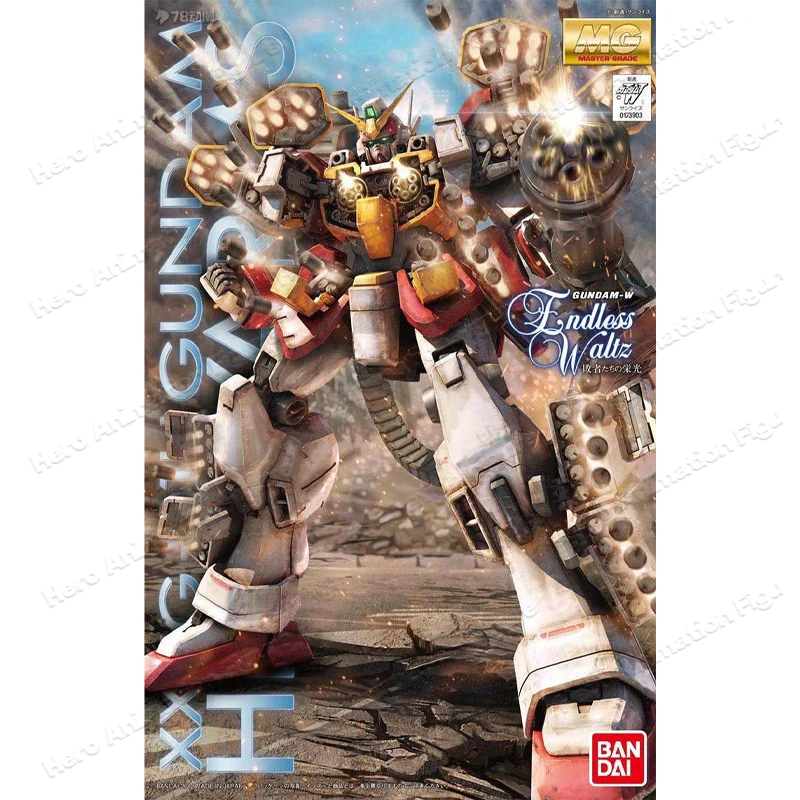 

Bandai Original Model Kit GUNDAM MG 1/100 GUNDAM HEAVYARMS CUSTOM Anime Action Figure Assembly Model Toys Gifts for Boys