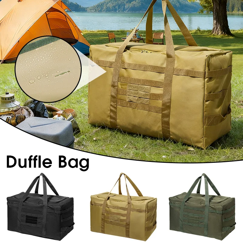 

60/90L Large Duffle Bag Waterproof Travel Sports Gym Bag Heavy Duty Duffel Camping Outdoor hiking Gear Men Women