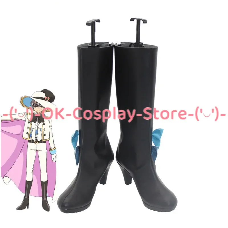 

[Customized] Delicious Party Shinada Takumi Cosplay Shoes Anime Roleplay Props Halloween Carnival Holiday Party PU Leather Boots