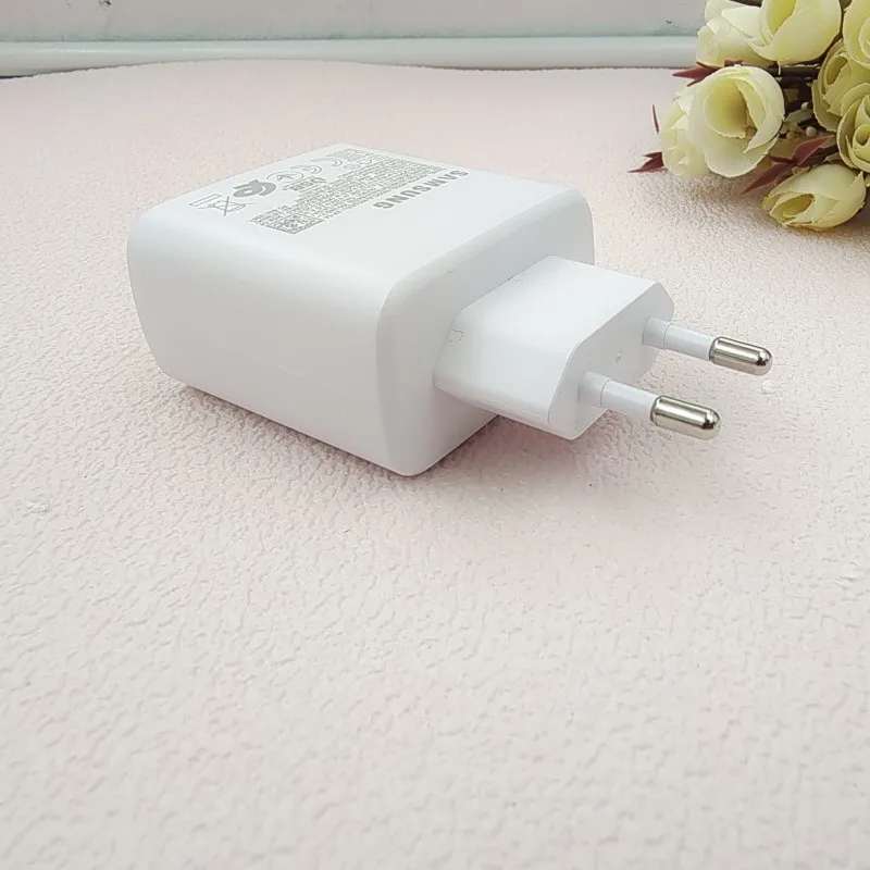 Original SAMSUNG A56 F56 45W Charger EU USB Fast Charge Power Adapter For  Galaxy S25 Edge F56 M56 A36 A26 C55 M55S F55 S24 FE - náhled 3