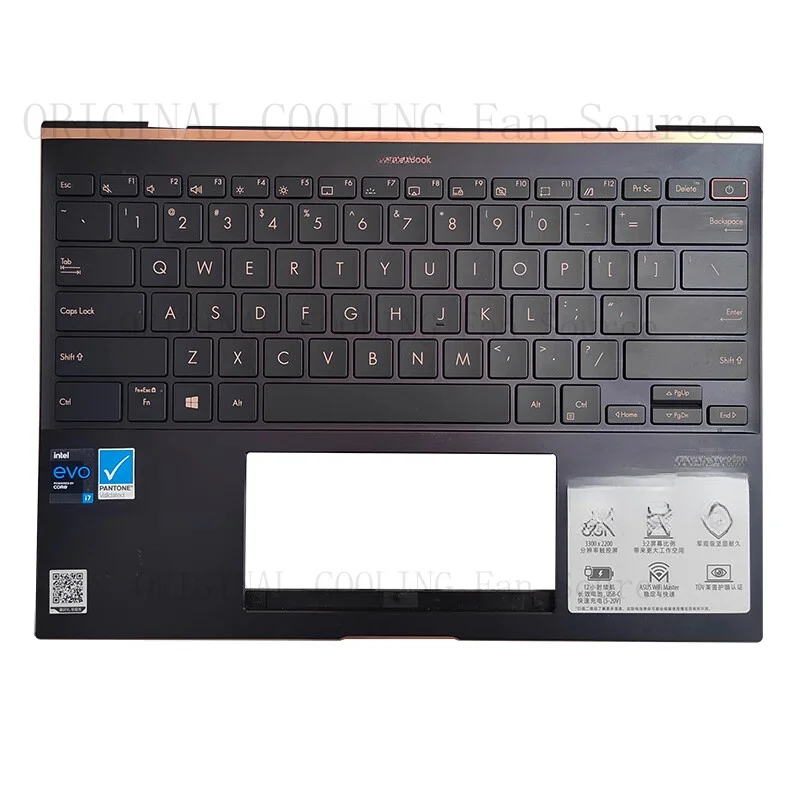 R+  Palmrest for ASUS Zenbook S UX393 Keyboard US