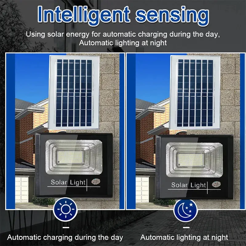 Solar Lights Outdoor Garden 281LED Solar Security Light Motion Sensor Waterproof 3 Mode Solar Powered Wall Light Yard Garage