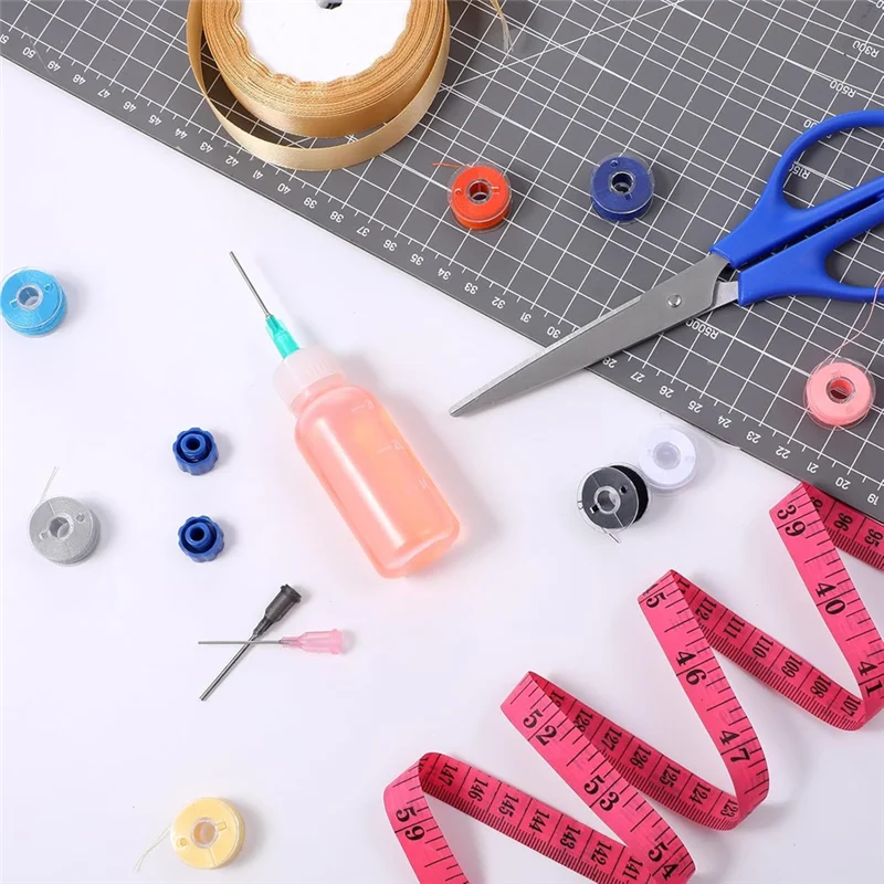 ABJY-6개입 니들 팁 스퀴즈 병, 30ml 플라스틱 스퀴즈 드로퍼 병, 14Ga 16Ga 18Ga 20Ga 블런트 니들 팁 접착제용