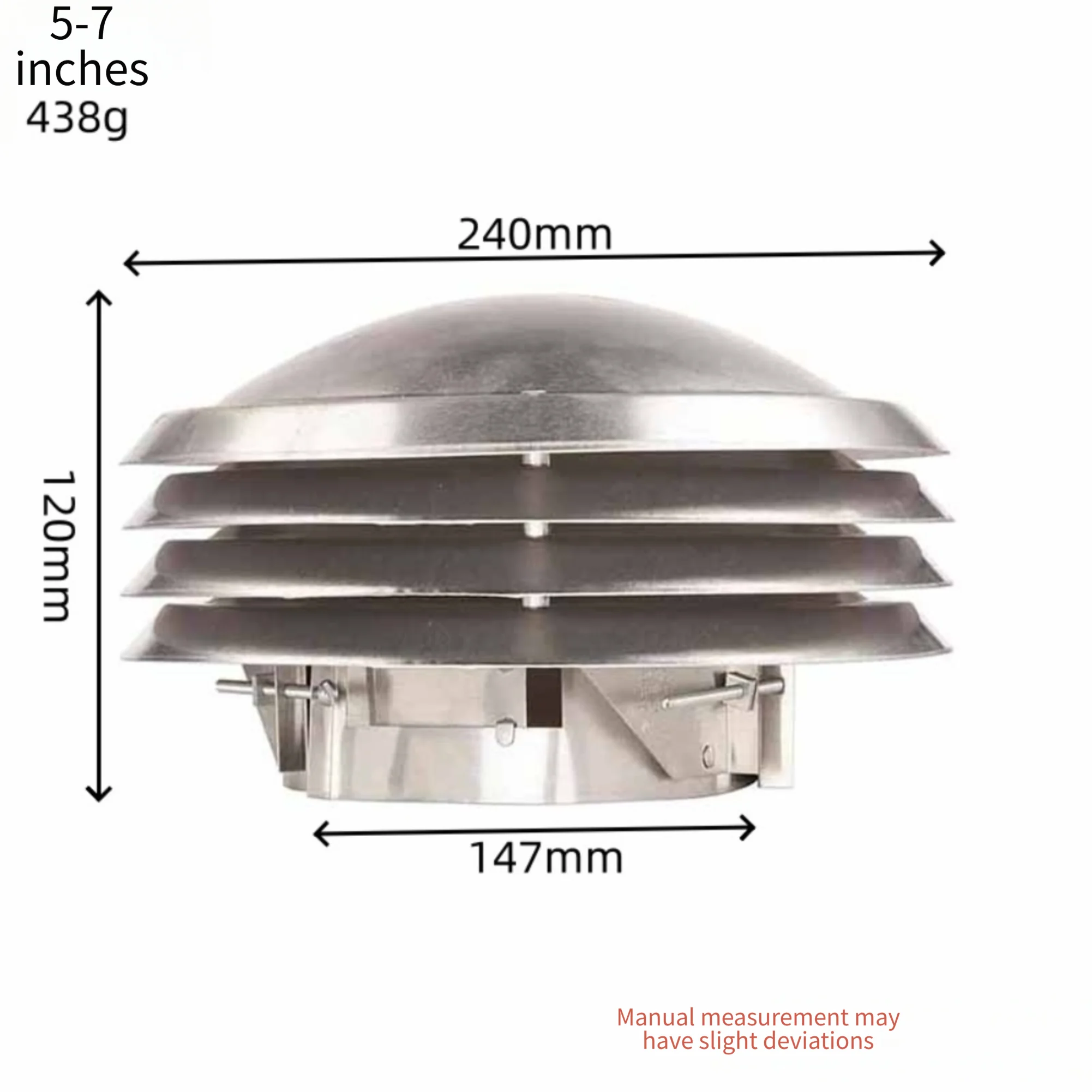 For Exhaust Cap for Ventilation Systems Built with For Heavy-Duty Aluminum to Withstand Extreme Temperatures and Continuous Use