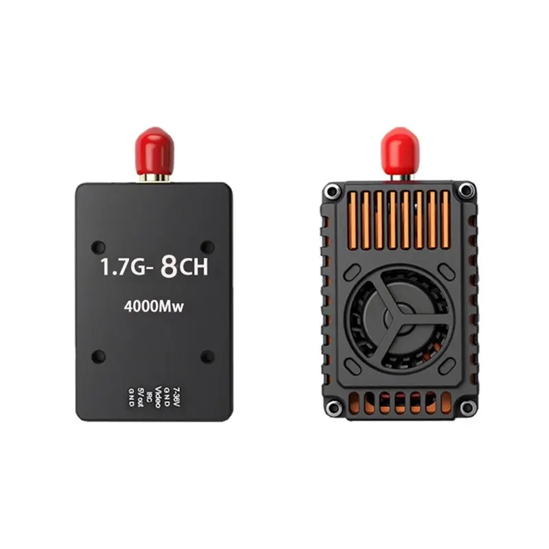 【HASD】Для FPV для RC Racing Car Drone Long Range 1.7G 4W VTX 8CH аудио-видео передатчик для PAL/NTSC 7-36V с антенной
