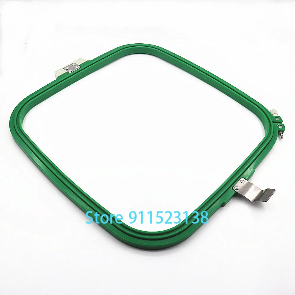 Good Quality Tajima Flat Embroidery Machine Spare Parts Magnetic Round Frame Hoop 314x300mm Diameter Green