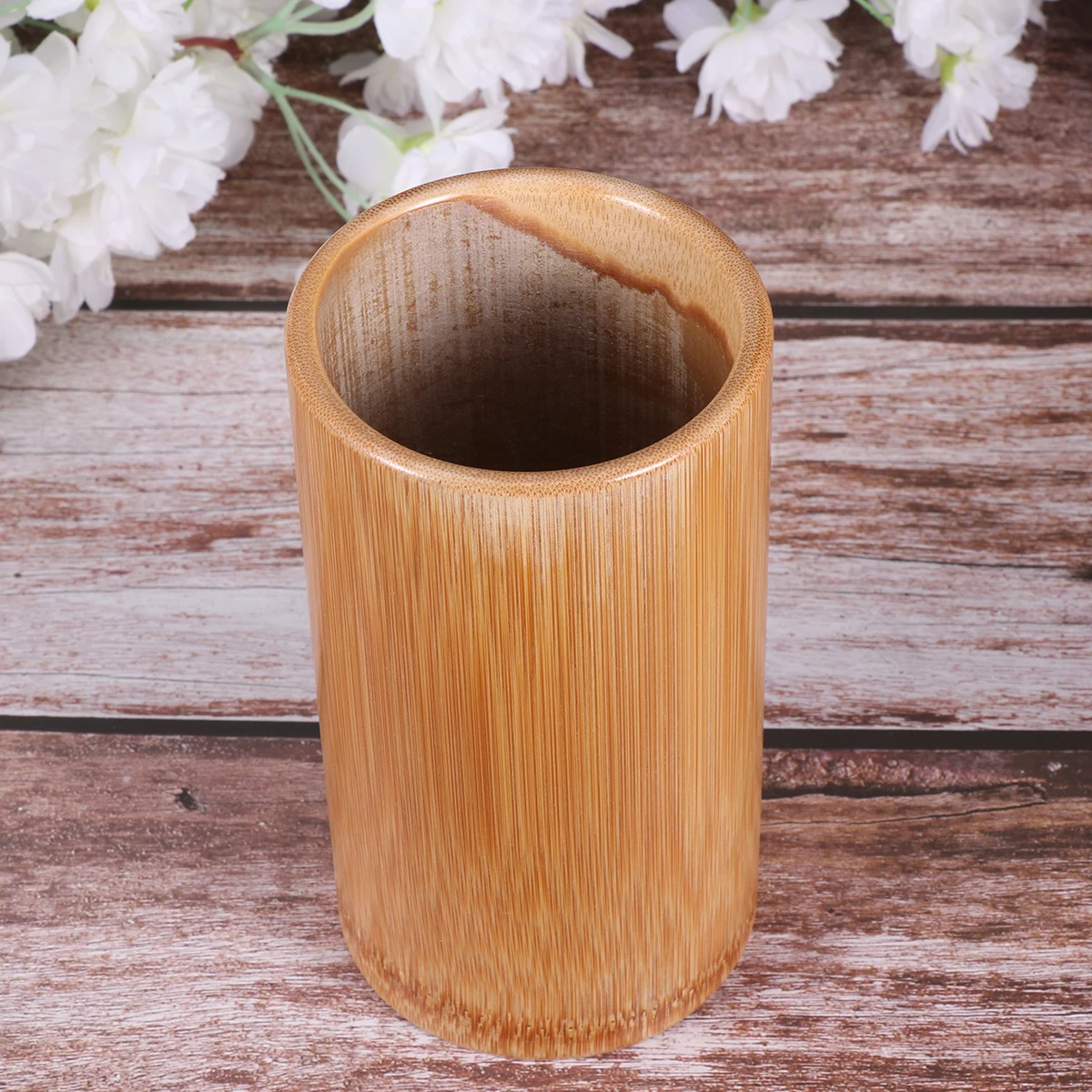

18Cm Natural Chopsticks Barrel Multifunctional Cutlery Organizer Spoon Fork Holder Kitchen Utensils Container Spatula Ladle