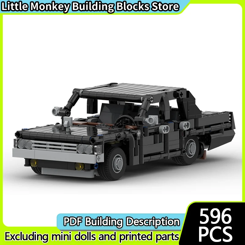 

Speed Racing Car Model MOC Building Bricks Ultra-Luxury Sedan Modular Technology Children Holiday Gifts Assemble Toys Suit