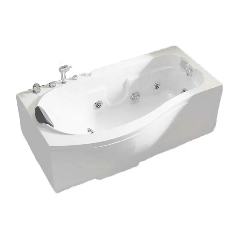 Os fabricantes vendem banheiras de saia dupla acrílica, adequadas para hotéis domésticos, jacuzzi de surf de saia dupla