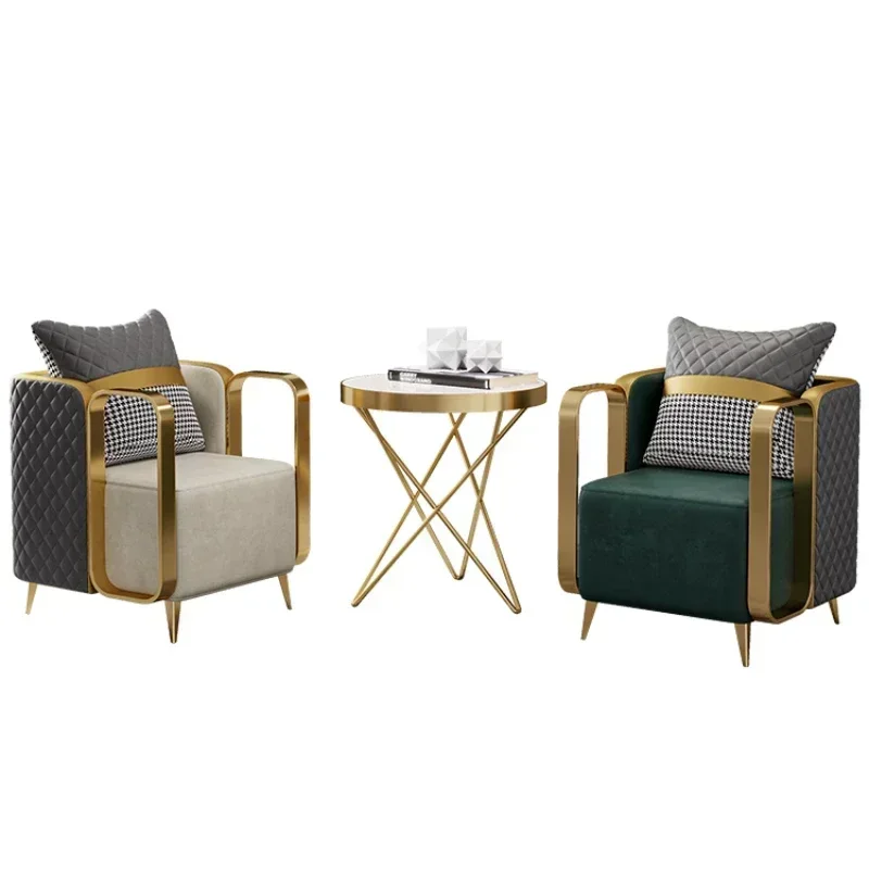 Living Room Single Sofa Dining Chair Victoria Relax Armchair Voven Upholstered Replacement Chairs Booster Nordic Floor Furniture view 6