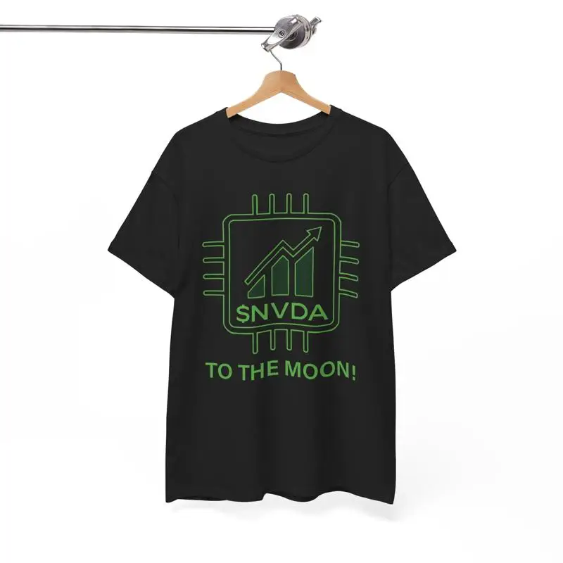 

Винтажная футболка Nvidia To The Moon для трейдеров и инвестиров S 5XL