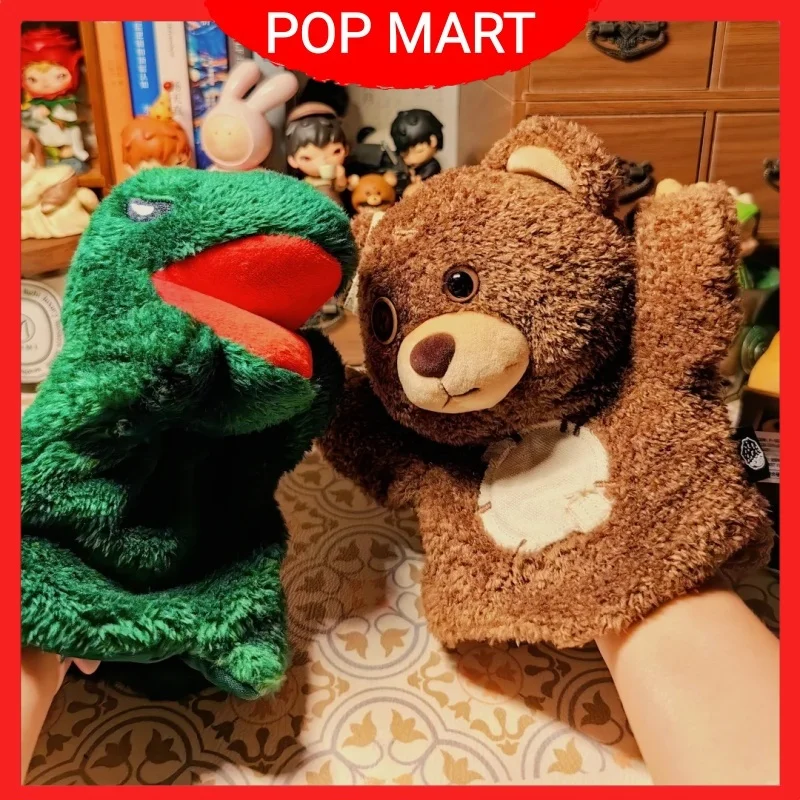 Подлинная серия Pop Mart Hirono Bear And Dinosaur, модная слепая коробка, игрушки, куклы, сумка для догадок, загадочная коробка, аниме, экшн-фигурка, детский подарок