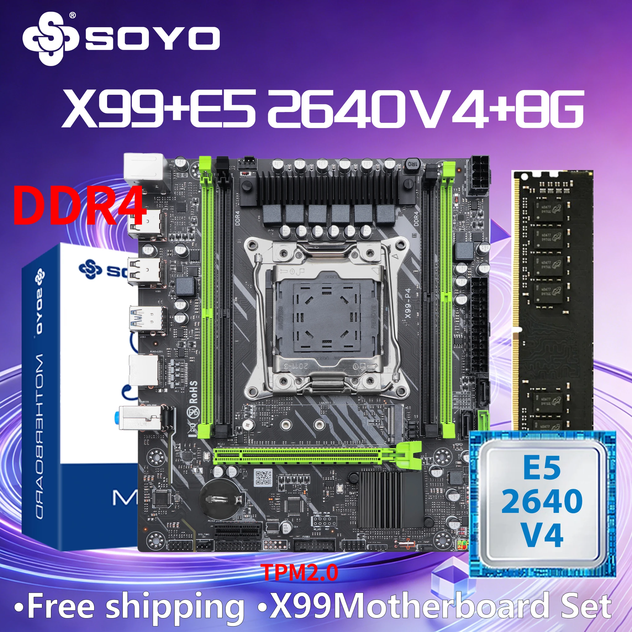 soyo-–-ensemble-de-cartes-meres-de-jeu-x99-kit-intel-xeon-e5-2640-v4-processeur-ddr4-ram-8g-tpm20-pci-e30x16-sata30-lga2011-3-sata30
