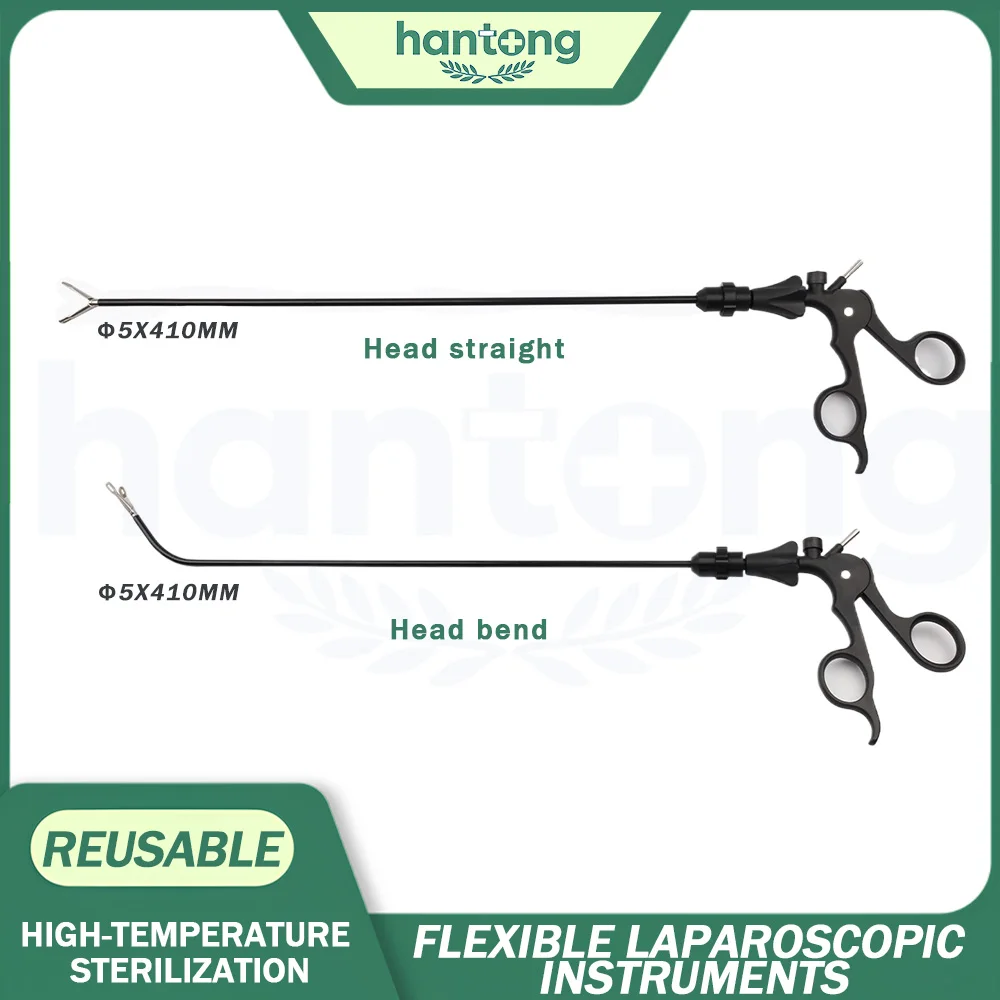 Medical Reusable Flexible and Rotatable Laparoscopic Surgical Instrument Scissors Bipolar Dissecting Forceps Electric Hook