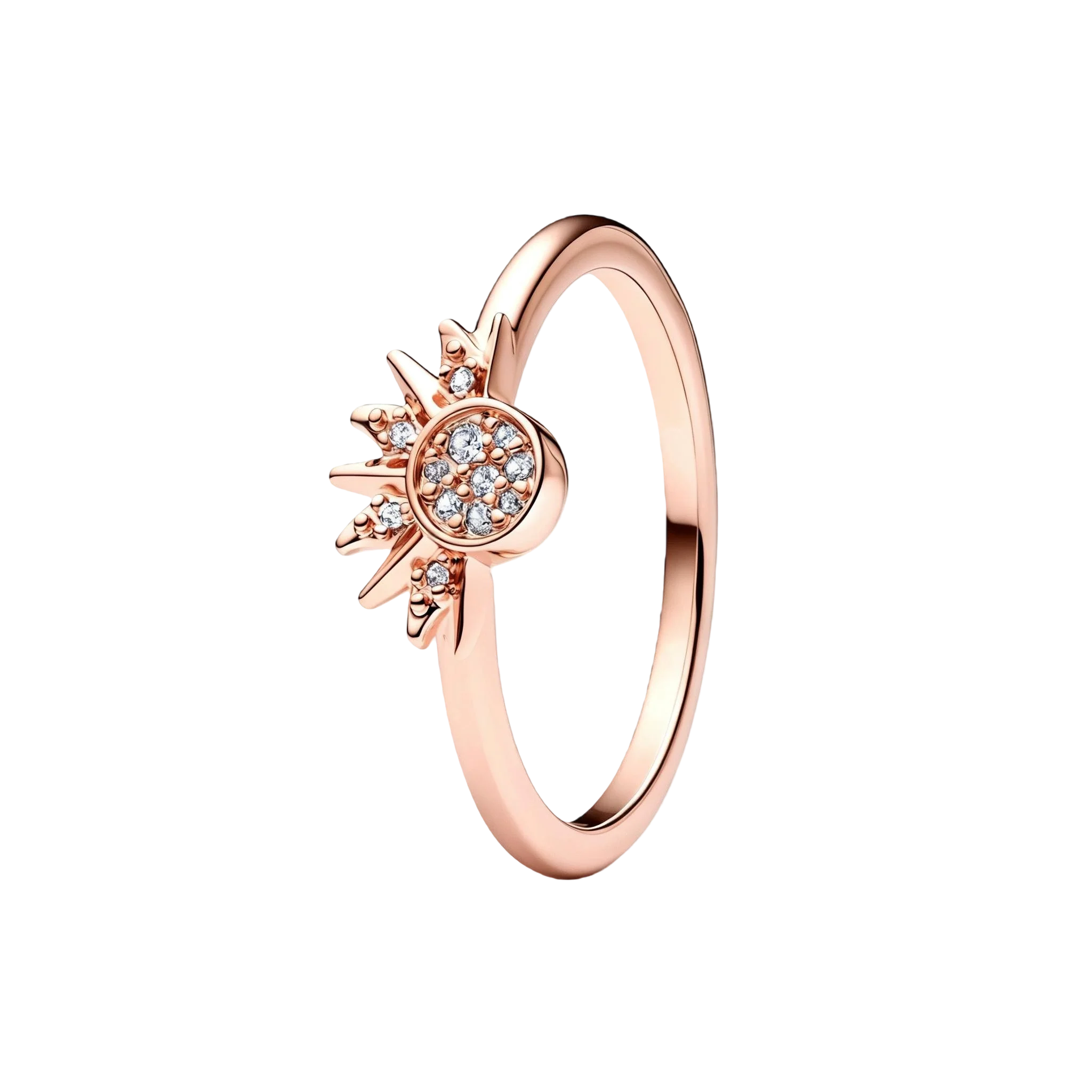 2026 New S925 Silver Sun Moon Harmony Ring, Fashionable Fashion Jewelry Suitable for Women's Wedding Banquet Wearing ￼ ￼ ￼ ￼